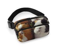 Waist Pack for Women Crossbody Guinea Pigs FunnyBelt Bag Zipper Pockets Adjustable Strap Waist Wallet Hip Pack for Traveling Cycling Running Hiking, style, 20x13cm