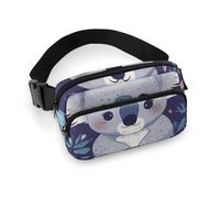 Waist Pack for Women Crossbody Lovely KoalaBelt Bag Zipper Pockets Adjustable Strap Waist Wallet Hip Pack for Traveling Cycling Running Hiking, style, 20x13cm