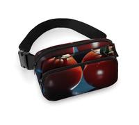 Waist Pack for Women Crossbody Tomatoes on The TableBelt Bag Zipper Pockets Adjustable Strap Waist Wallet Hip Pack for Traveling Cycling Running Hiking, style, 20x13cm