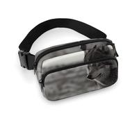 Waist Pack for Women Crossbody Wolf On The GrassBelt Bag Zipper Pockets Adjustable Strap Waist Wallet Hip Pack for Traveling Cycling Running Hiking, style, 20x13cm
