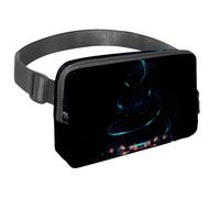 Waist Pack for Women Men, Outdoor Waist Bag Fanny Pack, Slim Running Belt Bum Bag for Walking Jogging Hiking Traveling Workout - Merry Christmas Starry Galaxy Tree