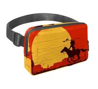 Waist Pack for Women Men, Outdoor Waist Bag Fanny Pack, Slim Running Belt Bum Bag for Walking Jogging Hiking Traveling Workout - Primitive Women Archery on Horseback