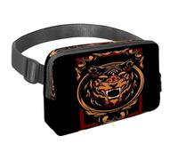 Waist Pack for Women Men, Outdoor Waist Bag Fanny Pack, Slim Running Belt Bum Bag for Walking Jogging Hiking Traveling Workout - Mystical Lion