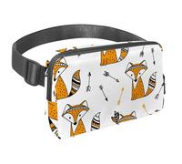 Waist Pack for Women Men, Outdoor Waist Bag Fanny Pack, Slim Running Belt Bum Bag for Walking Jogging Hiking Traveling Workout - Ethnic Fox Arrow