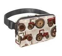 Waist Pack for Women Men, Outdoor Waist Bag Fanny Pack, Slim Running Belt Bum Bag for Walking Jogging Hiking Traveling Workout - Vintage Farm Tractors