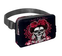 Waist Pack for Women Men, Outdoor Waist Bag Fanny Pack, Slim Running Belt Bum Bag for Walking Jogging Hiking Traveling Workout - Halloween Makeup Women