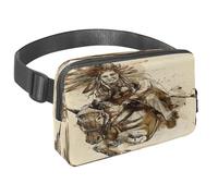 Waist Pack for Women Men, Outdoor Waist Bag Fanny Pack, Slim Running Belt Bum Bag for Walking Jogging Hiking Traveling Workout - Indian Chief Riding a Horse