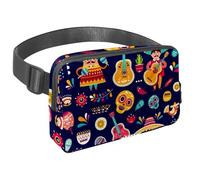 Waist Pack for Women Men, Outdoor Waist Bag Fanny Pack, Slim Running Belt Bum Bag for Walking Jogging Hiking Traveling Workout - Lively Mexico City