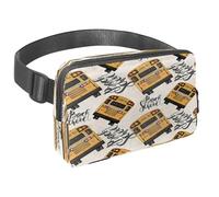 Waist Pack for Women Men, Outdoor Waist Bag Fanny Pack, Slim Running Belt Bum Bag for Walking Jogging Hiking Traveling Workout - Back to School Bus