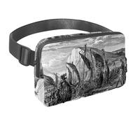 Waist Pack for Women Men, Outdoor Waist Bag Fanny Pack, Slim Running Belt Bum Bag for Walking Jogging Hiking Traveling Workout - Viking Voyage Adventure