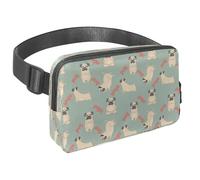 Waist Pack for Women Men, Outdoor Waist Bag Fanny Pack, Slim Running Belt Bum Bag for Walking Jogging Hiking Traveling Workout - Yoga Fresh Bulldou Pug