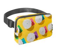 Waist Pack for Women Men, Outdoor Waist Bag Fanny Pack, Slim Running Belt Bum Bag for Walking Jogging Hiking Traveling Workout - Summer Vacation Beach Sun Umbrella and Towels