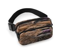 Waist Pack Lion Sticks Out Tongue Printed Butt Pack Fanny Pack Hip Bum Bag for Workout Traveling Casual Running Hiking Cycling, Lion Sticks Out Tongue, 7.9 X 5.1 in
