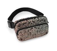 Waist Pack Mayan Calendar End Of The World Printed Butt Pack Fanny Pack Hip Bum Bag for Workout Traveling Casual Running Hiking Cycling, Mayan Calendar End Of The World, 7.9 X 5.1 in