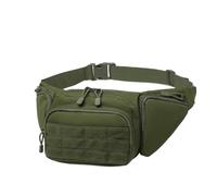 Waist Pack Multi-Functional Waist Pack Outdoor Riding Storage Bag Portable Invisible(Deep Green)