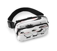 Waist Pack Painting Style Cow Printed Butt Pack Fanny Pack for Men Women Workout Traveling Casual Running Hiking Cycling Hip Bum Bag with Adjustable Strap for Outdoors, Painting Style Cow, 7.9 X 5.1