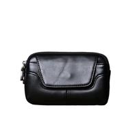 Waist Pack Waist Pack Waistpack Men's Leather Horizontal Zipper Casual Simple Wearing Belt Bag for Walking Jogging