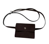 Waist Pack - Waterproof PU Leather Belt Bag, Golf T-Shirt Storage Bag, Fashion Belt, Waist Pack with Adjustable Strap, Zip Golf Ball T-Shirt Bag, Portable Waist, Dark coffee, see description, See