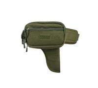 Waist Pack with Leg Panel and Access, Green | Nylon Outdoor Waist Pack with Leg Panel and Zipper Storage for Hiking, Travel, Camping and Gear