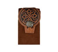 Waist Packs, Medieval Embossed Faux Leather Belt Pouch, Brown Portable Drawstring Purse, Vintage Belt Pouch Dice Bag, Nordic Embossed Belt Bag, Cosplay Props