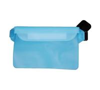 Waist Pouch Phone Dry Bag Premium PVC Triple Layer Sealed Touchscreen Fanny Pack for Swimming Beach Kayaking Adjustable Unisex Belt (Light Blue)