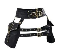 Waist Steampunk Bag - Halloween Waist Bag | Halloween Steampunk Retro Motorcycle Bag | Portable Vintage Steampunk Waist Pack | Halloween Cosplay Waist Steampunk Bag| Motorcycle Leg Purse Shoulder Bag