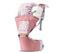 Waist Stool Baby Carrier Front Holding Baby Single Stool Children Sitting Stool Four Seasons Universal Multifunctional Four Seasons (Pink)