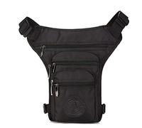 Waist Thigh Pack Drop Leg Bag for Men Women Waist Leg Pouch Messenger Bag Tactical Military Motorcycle Riding Travel Outdoor Black
