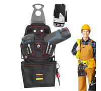 Waist Tool Bag - Magnetic Tool Storage Waist Bag | Heavy-Duty Electric Drill Holder Screw Pouch, Anti-Scratch Electrician Organizer for Construction Site