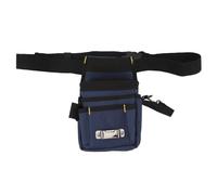 Waist Tool Bag Pouch, Durable Adjustable Multi Pocket Tool Organizer for Construction Repair Oxford Cloth 26 x 15 x 5 cm Single Side Utility Belt Attachment