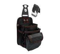 Waist Tool Bag, Waist Tools Pouch, 5.91x5.12x8.66 inches Waterproof Heavy Duty Organizer, Adjustable Utility Fanny Pack, Rugged Work Gear Construction Garden Electrical Repair,