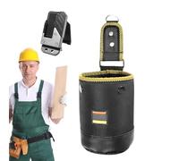 Waist Tool Bag - Woodworking Waterproof Pouch Utility Bag,Carpenter Waist Pockets, Quick Release Portable Electrician Gear Organizer
