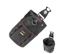 Waist Tool Pouch - Waist Apron Tool Pocket Bags, Essentil Tool Belt Pouch, Gardening Tools Belt Bag | Multiple Pockets, Integrated Hammer Loop, Adjustable Belt Clip for Workshop Storage Working Tools