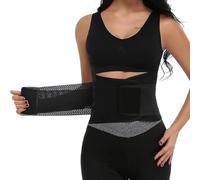 Waist Trainer Belt, Adjustable Waist Trimmer Sweat Belt, Foldable and Lightweight Waist Slimming Sweat Belt for Women, Waist Cincher Trimmer for Weight Loss, Core Support, Tummy Control, and Gym