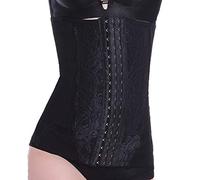 Waist Trainer Corset Weight Loss Sport Body Shaper Tummy Control Fat Burner Girdle Shapewear Black M