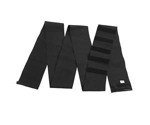 Waist Trainer Elastic Strong Wrapping Light Weight Breathable Durable Black Belt 9.8ft