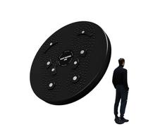 Waist Turning Machine, Waist Rotating Device, Twist Board with Magnets and a Load Capacity of 90 kg, for Slimming, Foot Massage and