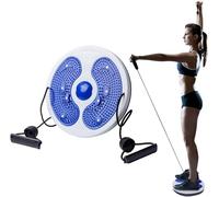 Waist Twist Disc, Lovely Waist Sculptor Machine Twister, Waist Slimming Balance Rotating Disc Multi-functional Twist Board Exercise with Massage Foot Sole- Exercise Equipment for Home Use (Blue)