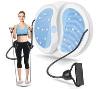 Waist Twister Board, Magnetic Massage Fitness Turntable with Drawstring for Core Training, Multifunctional Balance Disc for Home Workout & Ab Toner - Men & Women
