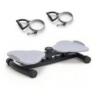Waist Twister Machine Exercise, 326 lbs Ab Twister Board for Exercise, Home Gym, Balance Training & Fat Burning, Noiseless Workout Equipment for Women & Men - Twist Exercise Machine (Gray)