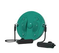 Waist Twister Machine Exercise, Ab Twist Waist Disc Board, with Elastic Rope, Silent Rotation, Non-slip Bottom, Effective fat Reduction, for Home Fitness(Green)