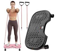 Waist Twister Machine Exercise Fitness Tool, 300 Lbs Capacity Ab Twister Board, Twisting Machine Exercise Twist Ab Training with Counter, Abs Workout Equipment for Women/Men Home Gym,Black