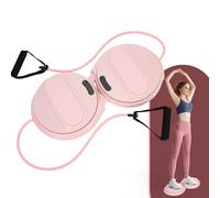 Waist Twister Machine, Smart Ab Board with Calorie Counter & Resistance Bands, Adjustable Belly Fat Burner for Women & Men - Home Fitness Equipment