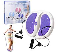 Waist Twisting Disc, Waist Sculptor Machine Twister, Waist Whisper Twist Disc Balance Board with Drawstring, Twister Exercise for Waist with Massage Foot Sole- Home Fitness Gym Equipment.
