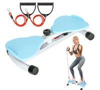 Waist Twisting Machine & Ab Twister Machine - 300 lbs Noiseless Waist Twister Board (Blue)