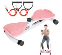 Waist Twisting Machine & Ab Twister Machine - 300 lbs Noiseless Waist Twister Board (Pink)