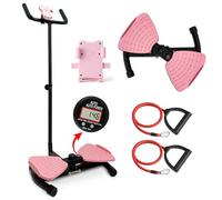 Waist Twisting Machine Fitness Tool with Handlebar, Ab Twister Board with Phone Holder and the Smart LED Digital Monitor,330LBS Capacity & Ultra-Quiet Home Gym Equipment for Women Men