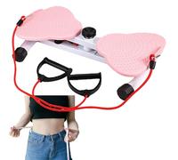 Waist Twisting Machine for Women Adults Cardio Weight Loss Waist Toning ab Twister Board Fitness Turntable for Home Workout Waist Sculptor MachinePink,12x53x33cm