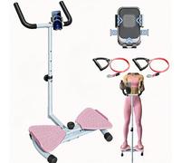 Waist Twisting Machine with Handlebar, Ab Twister Board with Phone Holder, 330 lbs Capacity Waist Twister for Women Belly Fat, Home Gym Exercise Equipment for Slim Waist and Core Ab Exercise