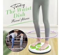 Waist Twisting Plate, Massage Soles Fitness Disc with Anti-Skid Chassis for Calorie-Burning Aerobic Exercise, Foot Massage High-Impact Rotating
